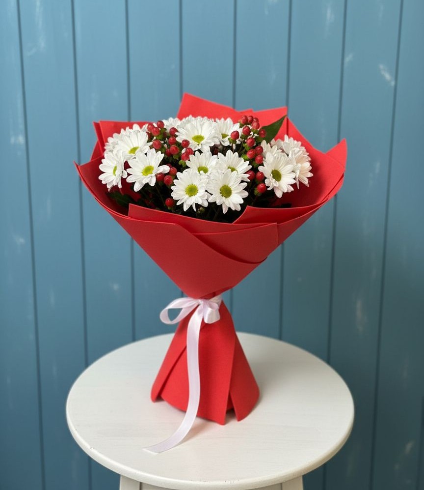 Букет цветов из: Хризантемы в Ерново