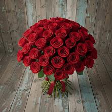 Букет 55 Красных роз Фридом #REPLACE_PRED# Ерново