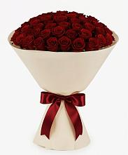 Букет 101 Бордовая роза Блэк Бакарра в Ерново