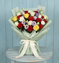 Букет цветов из:  Розы #REPLACE_PRED# Ерново