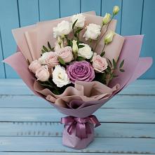 Букет цветов из:  Розы и Лизиантусы #REPLACE_PRED# Ерново