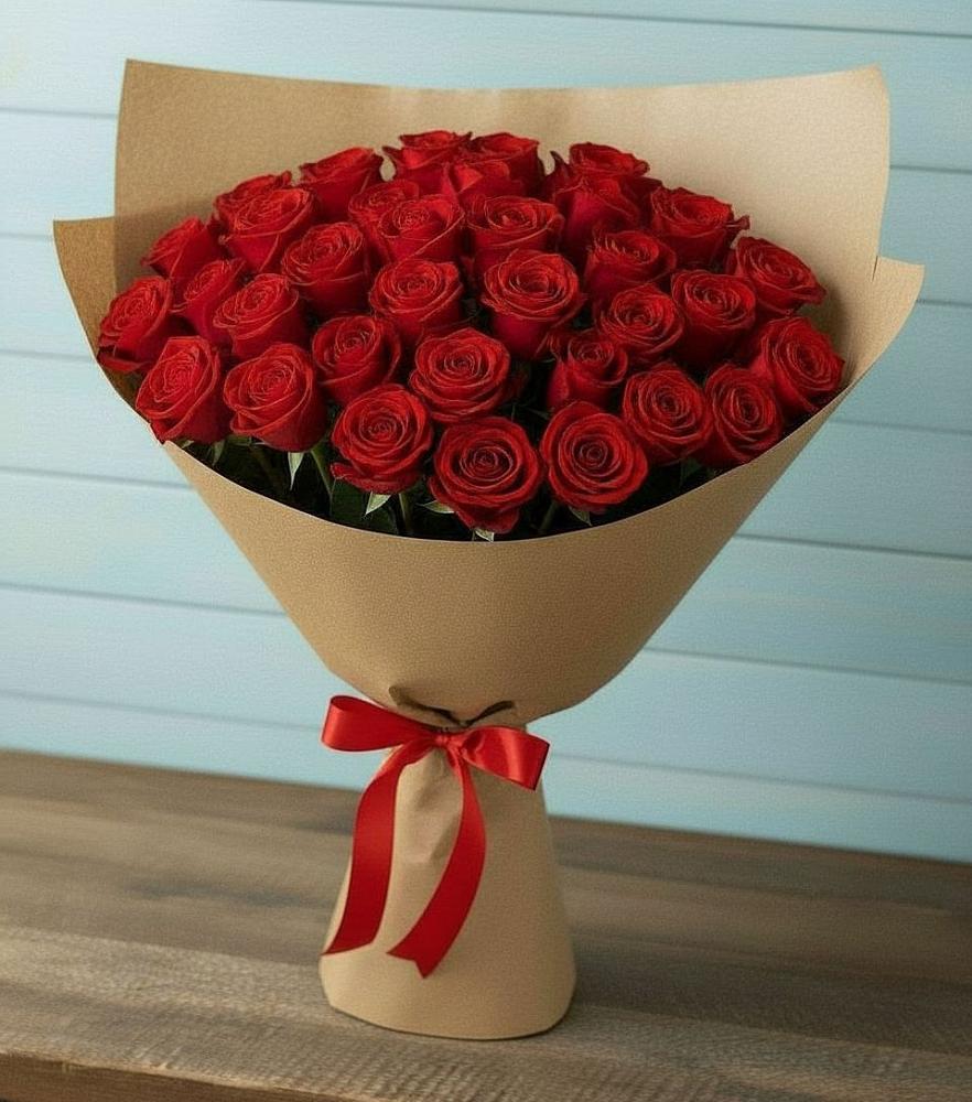 Букет Красные розы Милано в Ерново