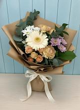 Букет цветов из:  Герберы и Хризантемы в Ерново