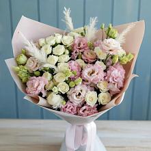 Букет цветов из:  Альстромерии и Розы #REPLACE_PRED# Ерново